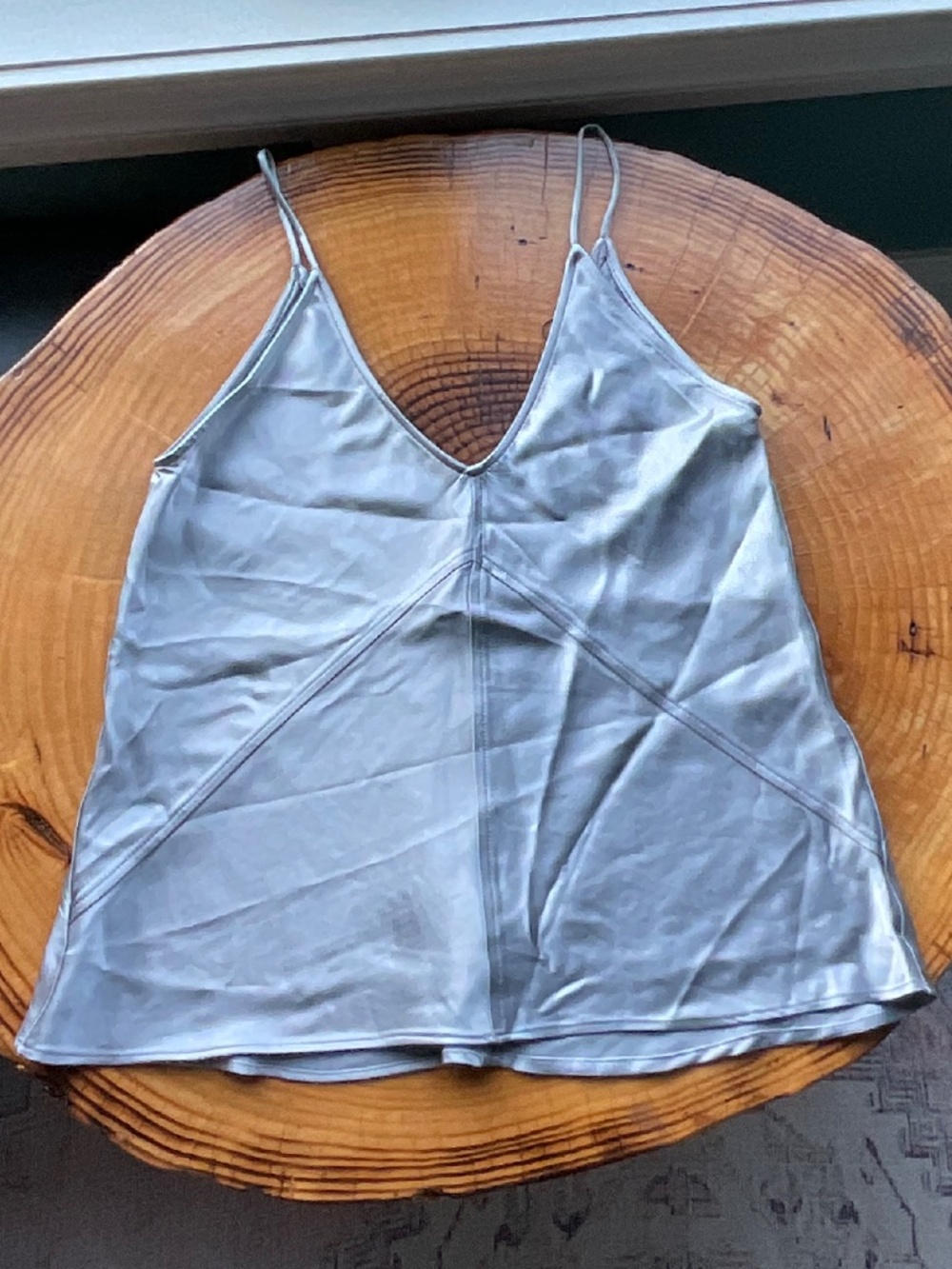 Zara Silky V-Neck Camisole Top Blouse Size Small NWT